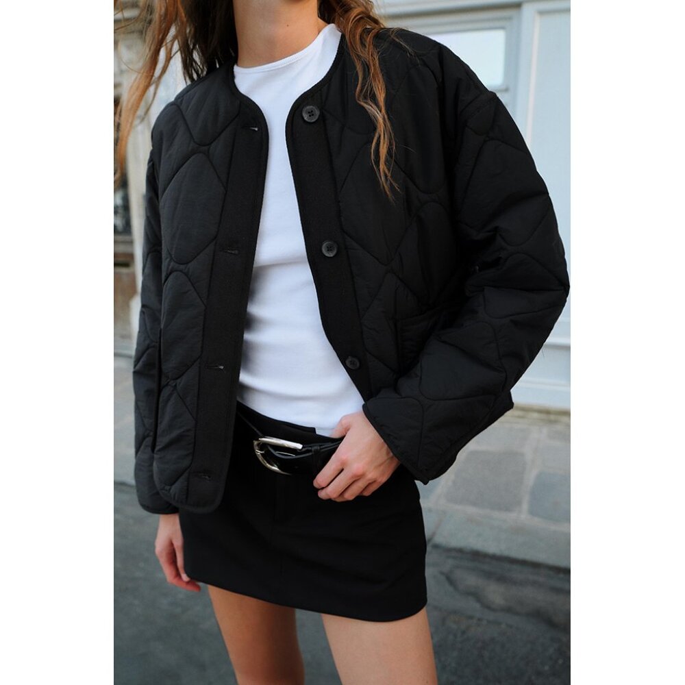NEW ZARA quilted jacket with patch pocket 8372